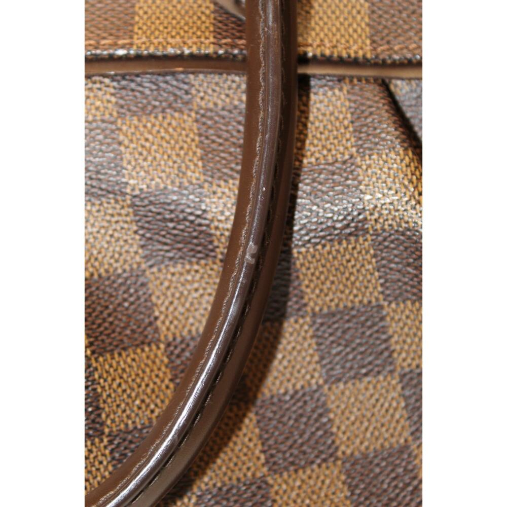 Louis Vuitton Trevi PM Damier Ebene Brown Handbag Satchel Authentic LV - Picture 9 of 16